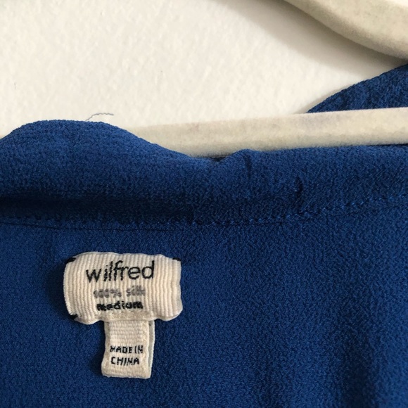 Wilfred silk Blouse in a beautiful royal blue - Picture 2 of 2